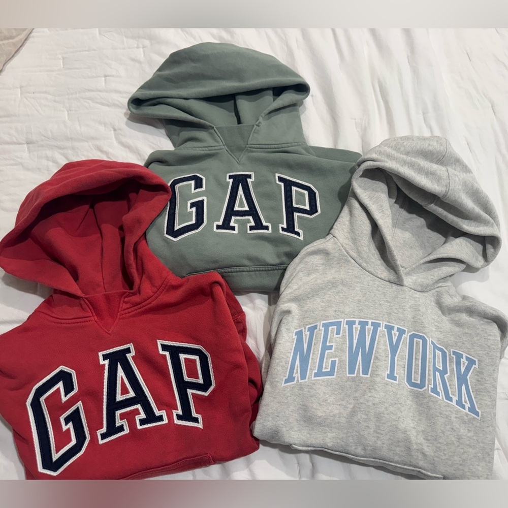 GAP Kids Hoodie Set - Red, Green, Gray large